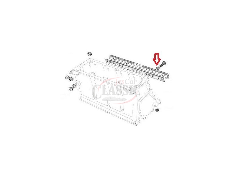 Peugeot 104 / Peugeot 204 / Peugeot 304 / Talbot Samba - Anilha cobre da tampa lateral bloco motor (Ø7x13.5x2)