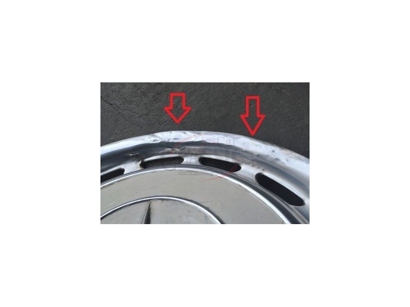 Mercedes-Benz W123 - Tampão de roda (Branco) (Ø 390mm)