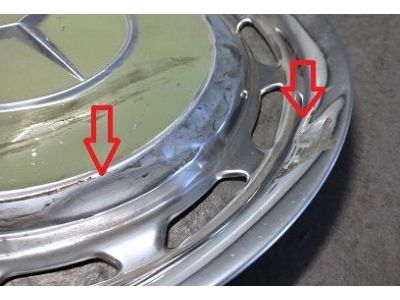 Mercedes-Benz W123 - Tampão de roda (Verde) (Ø390)