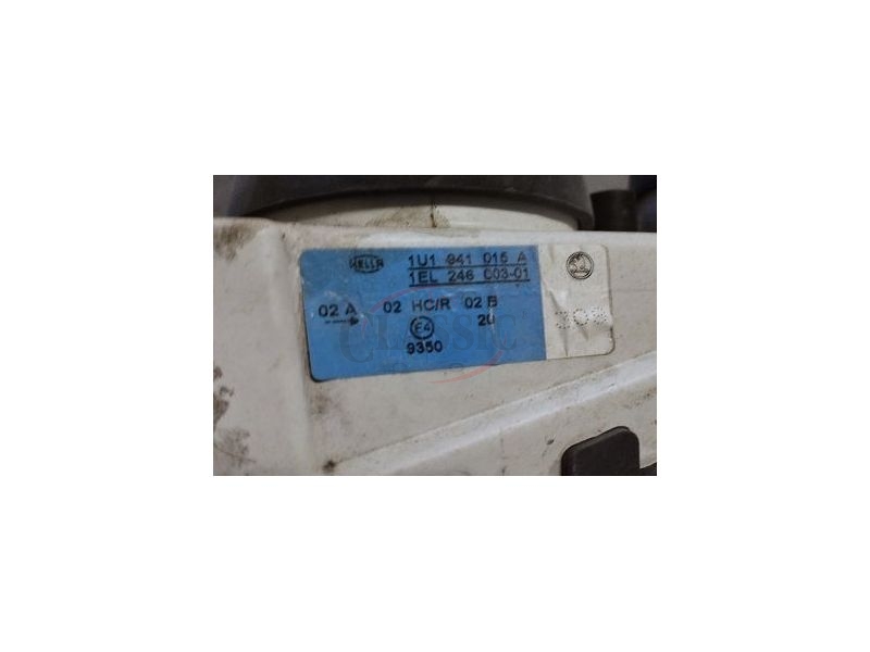 Skoda Octavia I - Farol principal esquerdo H4+H3 (SKODA / HELLA)