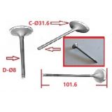 Aplicação Desconhecida - Válvula de admissão / Escape (Ø31.6x8x101.6)