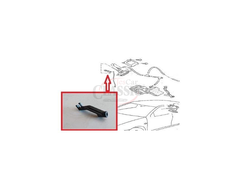 Seat Cordoba I / VW Polo III Classic - Suporte para haste do actuador / Pistola do fecho central tampa deposito combustivel