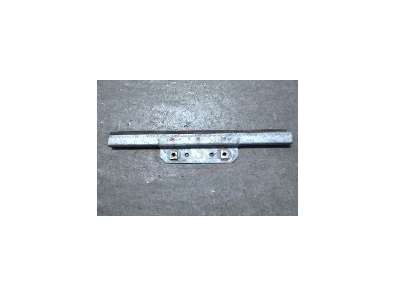 Aplicação Desconhecida - Calha metálica de suporte do vidro porta (250mm)