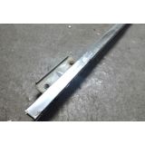 VW Carocha 55-64 - Calha metálica cromada guia do vidro porta frente esquerda (prumo)