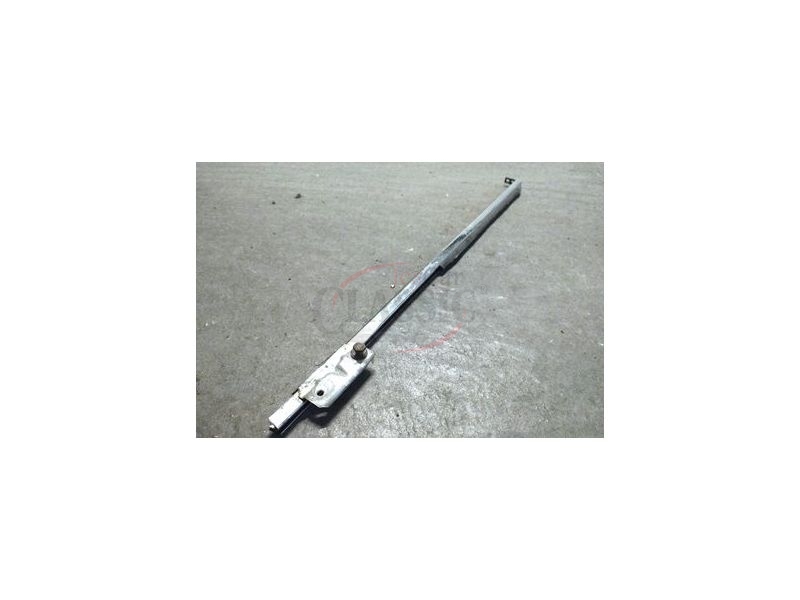 VW Carocha 55-64 - Calha metálica cromada guia do vidro porta frente esquerda (prumo)