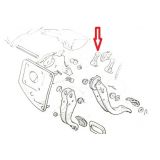 Renault 9 / Renault 11 - Alavanca de regulação automática do pedal embraiagem direita