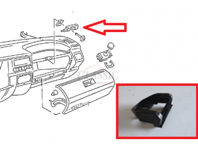 VW Golf I - Trinco do fecho porta luvas