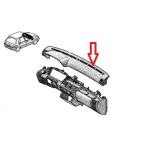 Renault Clio I - Difusor de ventilação do habitáculo para tablier lado direito