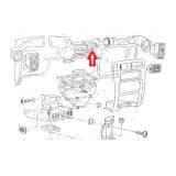 Seat Ibiza II 6K1 / VW Polo III 6N - Regulador da saída ar da conduta de ventilação habitáculo direito