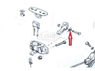 Renault 5 - Mola do mecanismo fecho capot