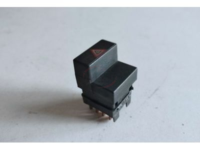 Lancia Y10 - Interruptor de emergência (4 Piscas) (Preto)