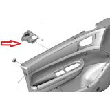 Peugeot 307 - Suporte de fixação porta frente do puxador porta interior