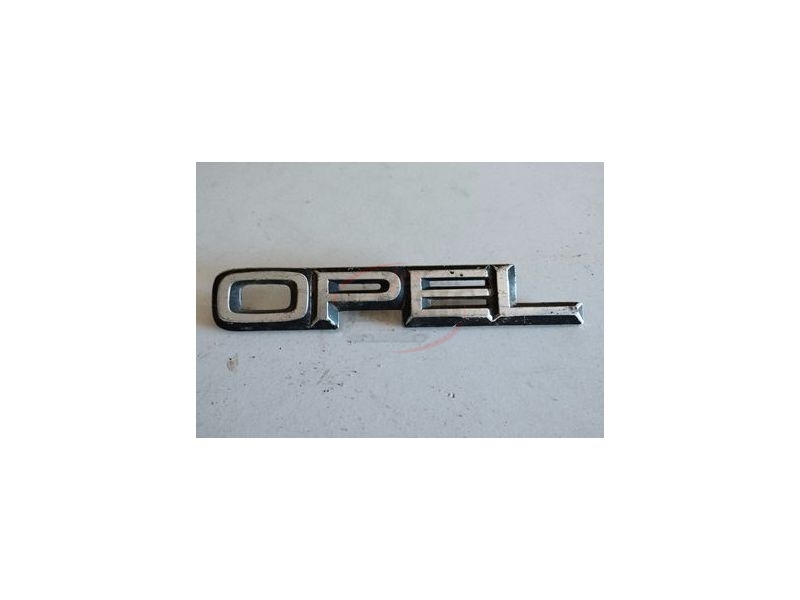 Opel Rekord E - Emblema traseiro (OPEL)