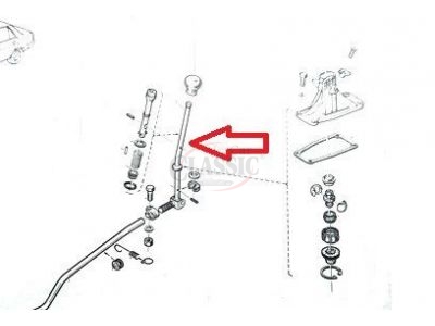 Renault 9 / Renault 11 - Alavanca de velocidades