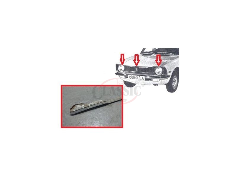 Toyota Corolla II KE20 - Friso do topo capot (2ª Fase)