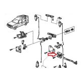 Renault Express - Mecanismo de fecho/limitador das portas traseira