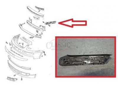 VW Caddy III / VW Touran - Suporte de fixação do para-choques frente esquerdo