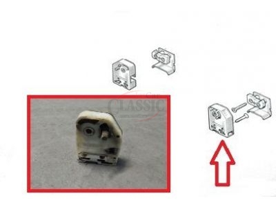 Renault 9 / Renault 11 / Renault 18 / Renault Trafic I - Batente de fechadura porta esquerda