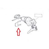 Renault 9 / Renault 19 - Chaveta de fixação do canhão fechadura tampa mala