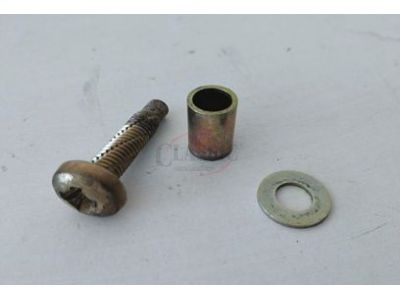 MG Metro - Parafuso e casquilho para fixação do manipulo abertura capot