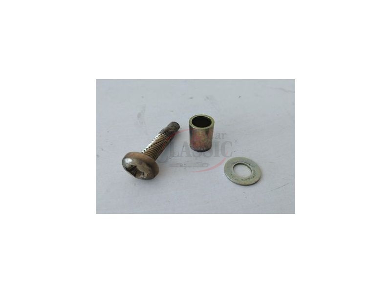 MG Metro - Parafuso e casquilho para fixação do manipulo abertura capot