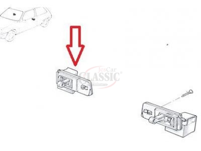 Renault Super 5 - Manipulo de abertura porta exterior direita
