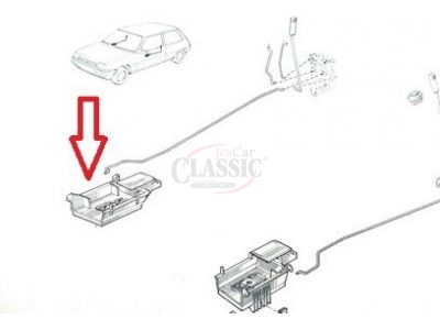 Renault Express / Renault Super 5 - Manipulo de abertura porta interior direita