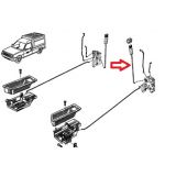 Renault Express / Renault Super 5 - Botão de trancamento porta frente esquerda (210mm)