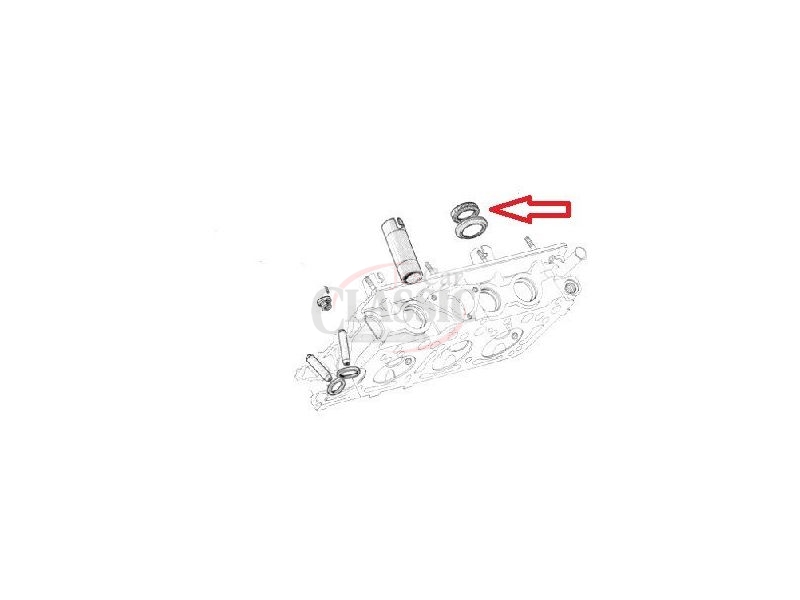 Peugeot 203 / Peugeot 403 / Peugeot 404 - Borracha do copo da vela ignição