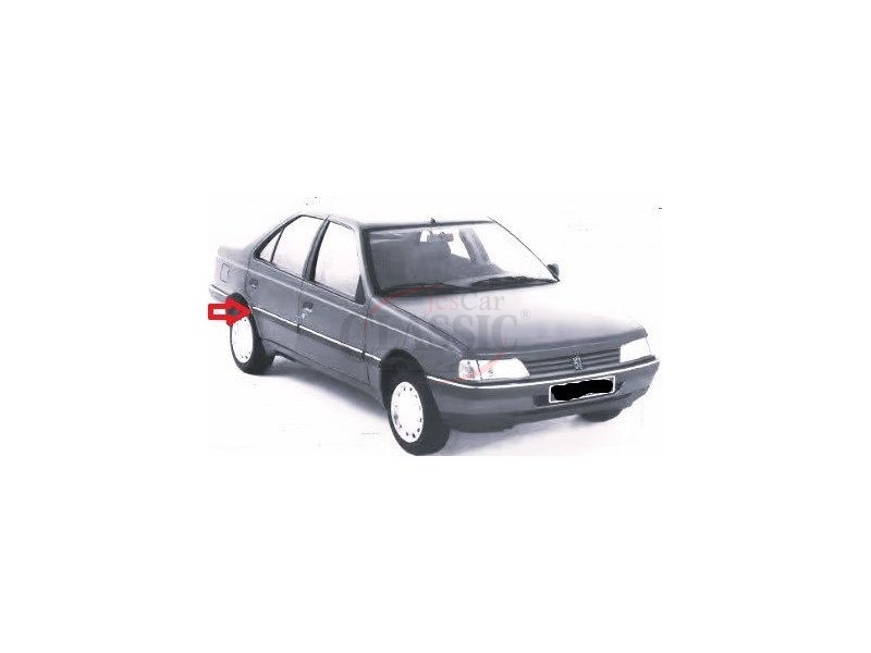 Peugeot 405 - Friso embelezador da ilharga traseira direita (Altura 69mm)