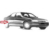 Peugeot 405 - Friso embelezador da ilharga traseira direita (Largura 100)