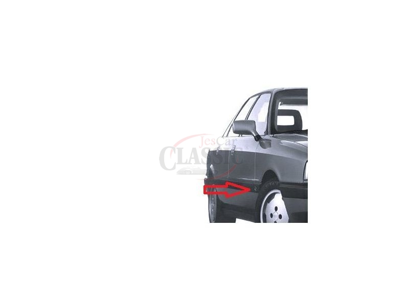 Audi 80 B3 - Friso embelezador frente direito com emblema