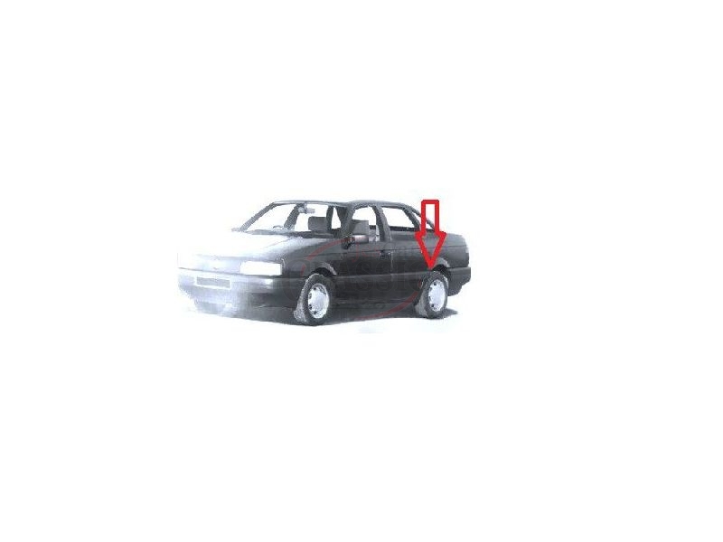 VW Passat B3 - Friso embelezador da ilharga traseira esquerda