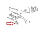 Peugeot 205 CTI / Peugeot 205 GTI - Mola de fixação dos frisos metálicos das abas