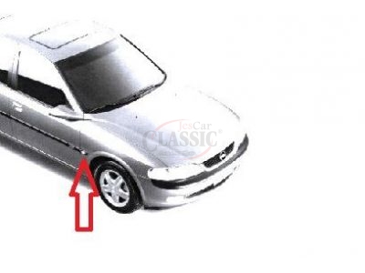 Opel Vectra B - Friso embelezador do guarda lamas frente direito