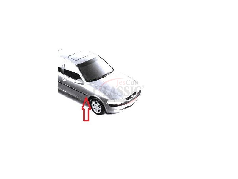Opel Vectra B - Friso embelezador do guarda lamas frente direito
