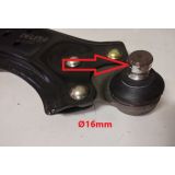 Citroen Berlingo I / Peugeot 306 - Braço oscilante de suspensão inferior direito (Ø16)