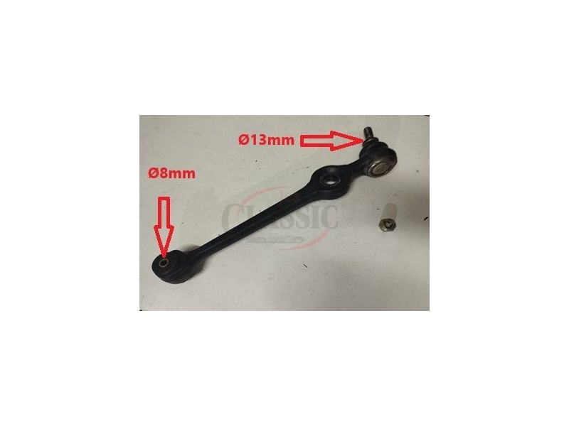 Fiat 128 - Braço oscilante de suspenção inferior direito / esquerdo (Ø13xØ8)