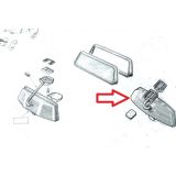 Renault 4 / Renault 5 /  Renault 9 / Renault 11 - Espelho retrovisor interior (220x68) (EUROBRAU)
