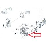 Renault 5 - Mecanismo de fechadura porta esquerda (3 Portas - FASE II)