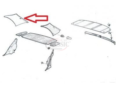 Renault 5 - Guarnição da ilharga traseira direita (5 Portas)