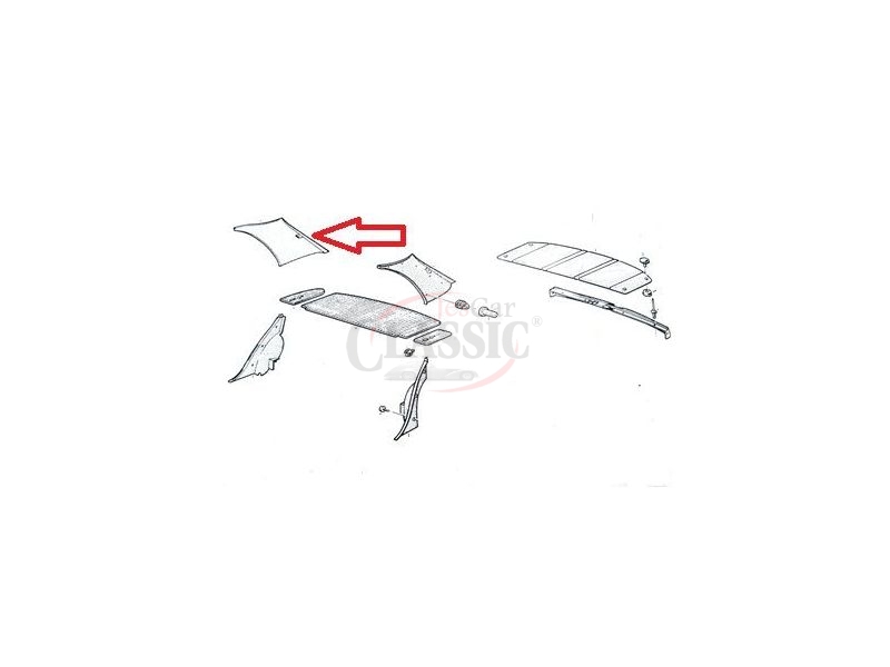 Renault 5 - Guarnição da ilharga traseira direita (5 Portas)