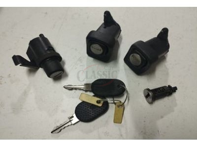 Fiat Panda I - Jogo de canhões de fechadura porta + mala + deposito