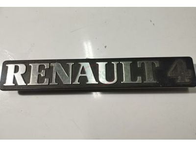 Renault 4 / Renault 4 F - Emblema traseiro (RENAULT 4)