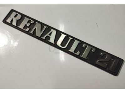 Renault 21 / Renault 21 Turbo - Emblema traseiro (RENAULT 21)