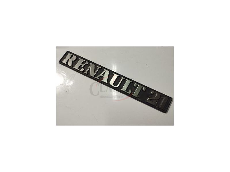 Renault 21 / Renault 21 Turbo - Emblema traseiro (RENAULT 21)