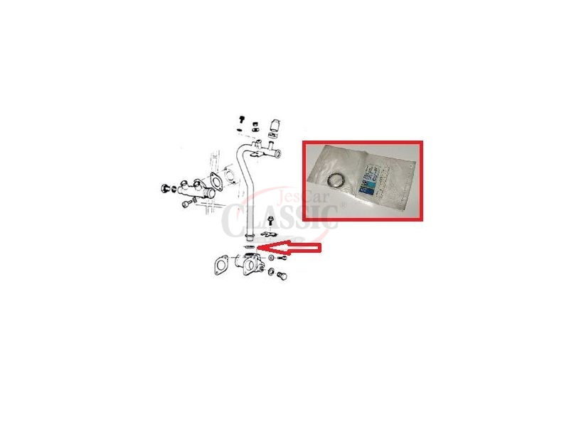Peugeot 305 - O-ring para tubo de refrigeração metálico