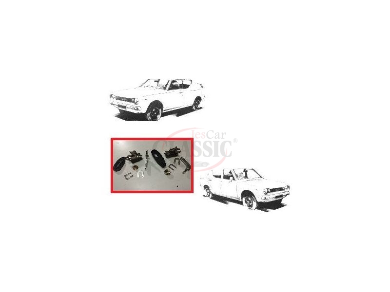 Nissan 100A / Nissan 120A - Jogo (2) cilindros de travão rodas tras direita + esquerda (Ø17.46)