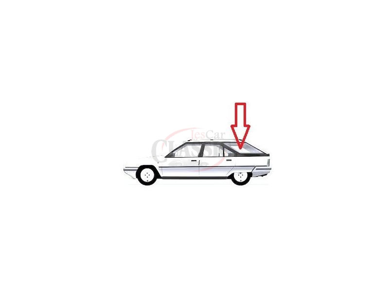 Citroen BX Break - Vidro da ilharga traseira esquerda (Incolor fixo - CITROEN - SICURSIV)