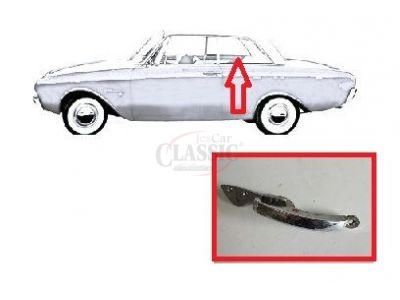 Ford Taunus 17M P3 Coupe - Manipulo de abertura/Fecho do vidro lateral esquerdo (móvel)